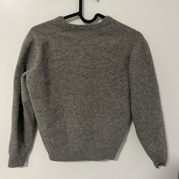 Burberry Vintage Wool V-Neck Sweater | Kids 4Y (Fits XXS-XS Adult) - Picture 3 of 3